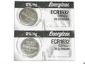 2PC Energizer ECR1632 CR1632 Lithium Coin Batteries 3V